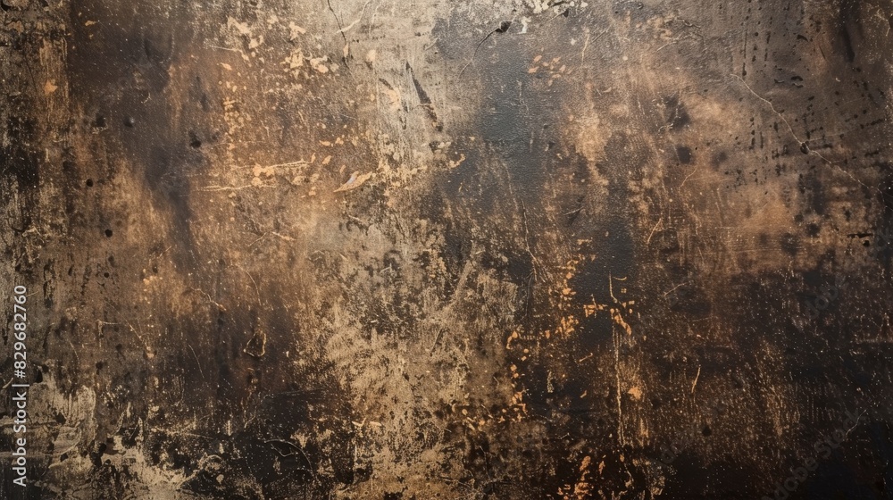 Obraz premium Distressed brown background with grunge marks and rough texture.