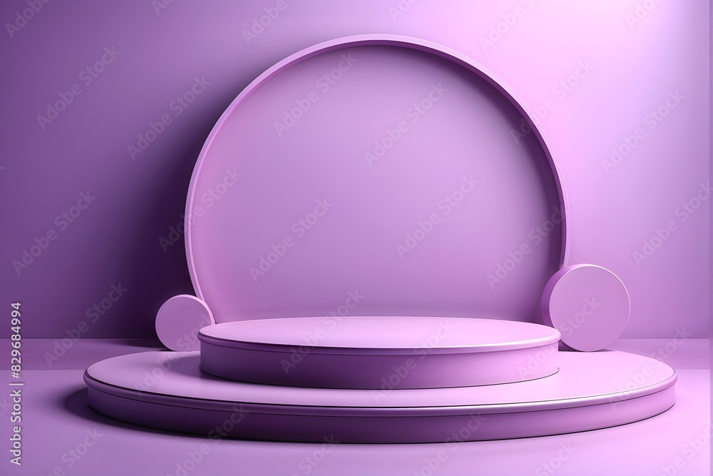 purple platform podium backdrop. Product mockup display purple platform podium backdrop. Product mockup display