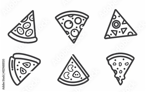 Disegno vettoriale di alcune fette di pizza
Disponibile sfondo trasparente photo