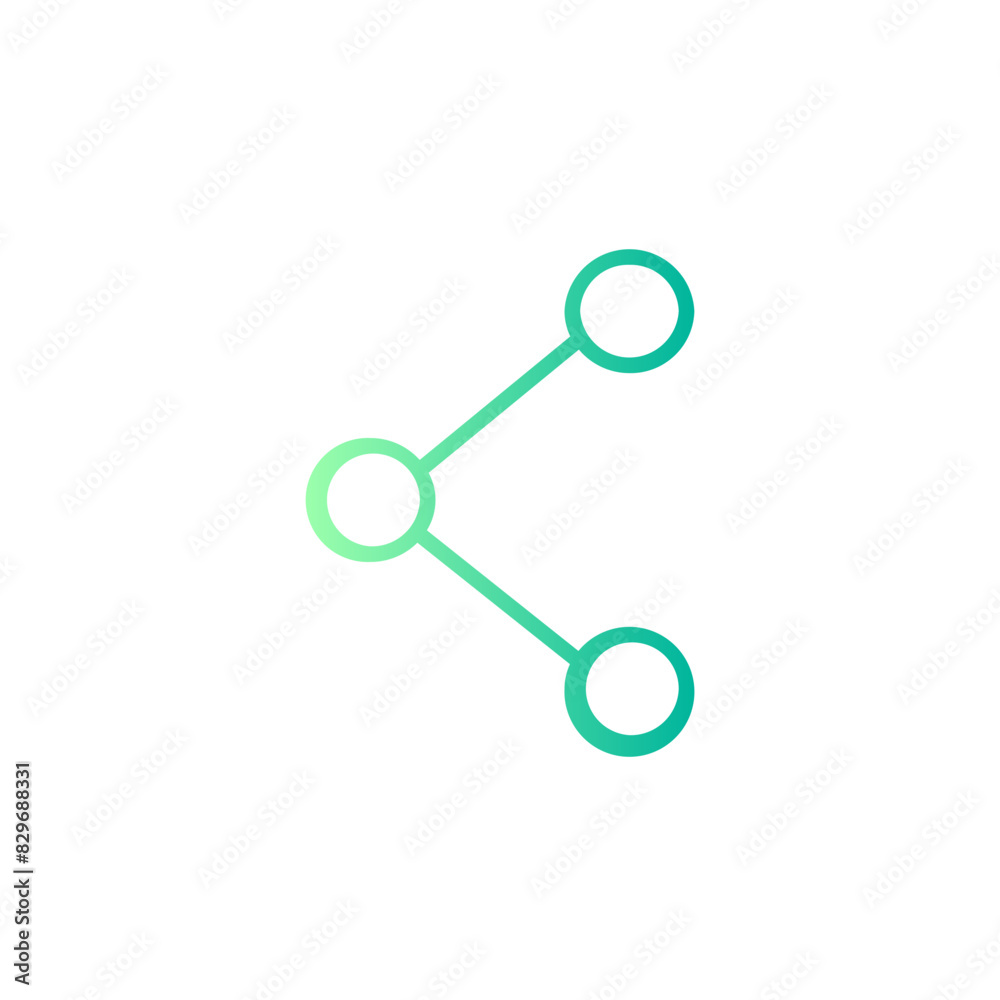 connection gradient icon connection gradient icon