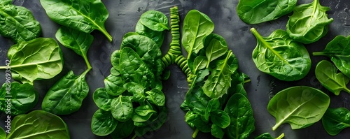 Lush Spinach Leaves Forming...