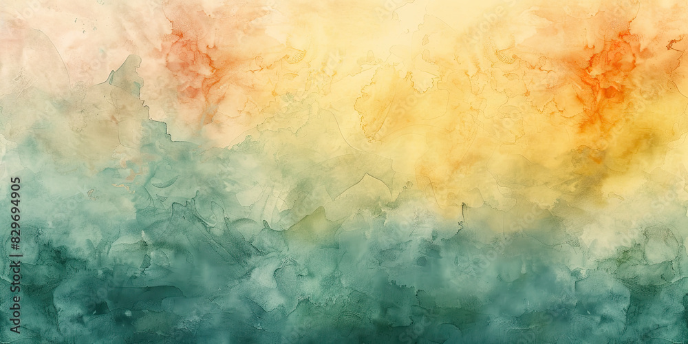Obraz premium Watercolor background, abstract water colors misty moody paint splash minimal backgrounds, textured backdrop illustration, generated ai