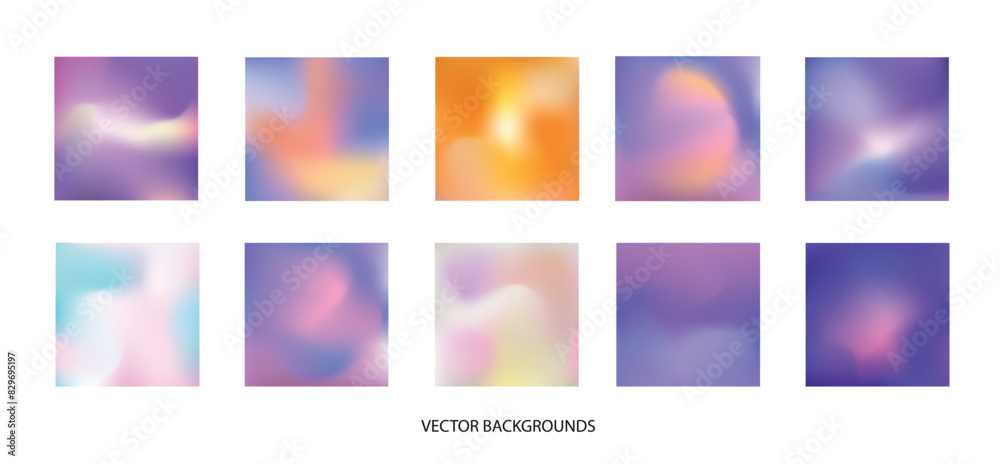 Gradient soft pastel colored sky cloudy background . Blurred mesh gradient poster, banner