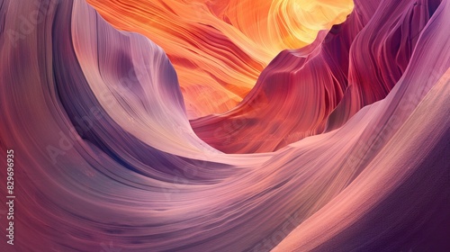 Canyon wave. Grand Canyon. Beautiful landscape for design. Nature and travel concept.