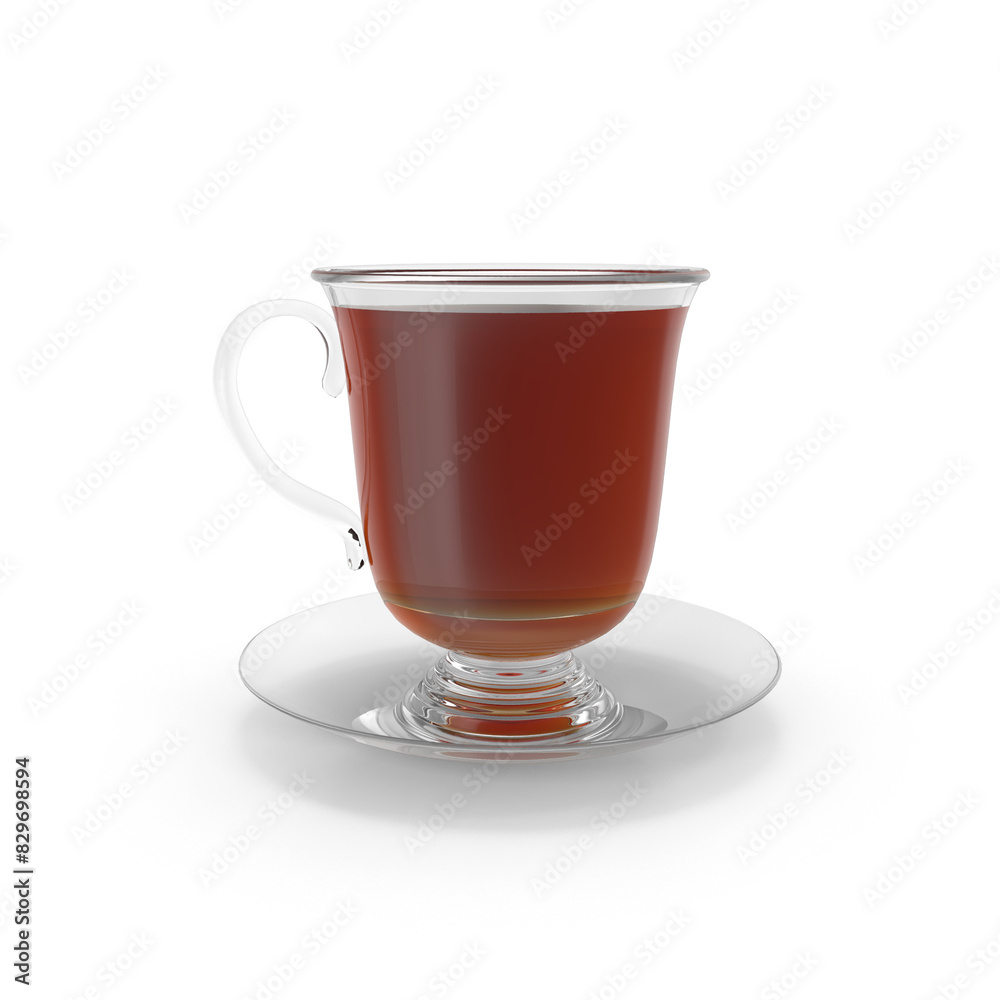 Cup of hot coffee 3d illustration, rendering, icon isolated Cup of hot coffee 3d illustration, rendering, icon isolated