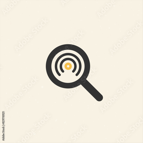 Searching wifi, Magnifying ...