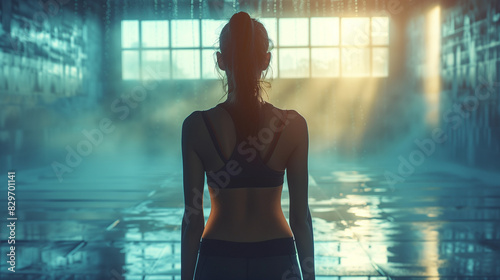 woman in gym