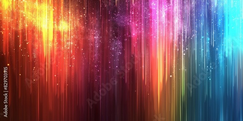 Multi-colored light display with a rainbow effect. Abstract. background