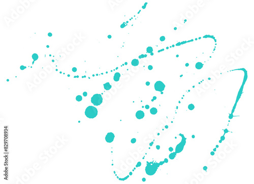 Overlay, elements of paint ink splatter.  Vector illustration