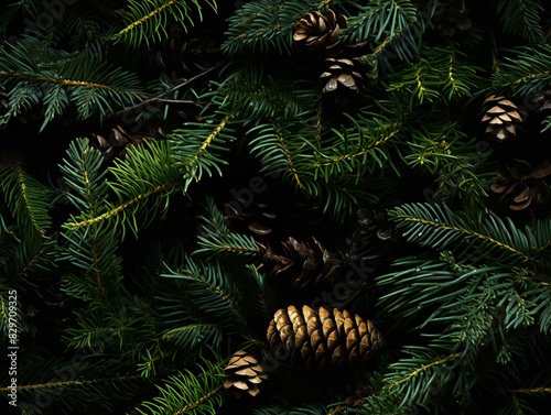 Christmas background made o...