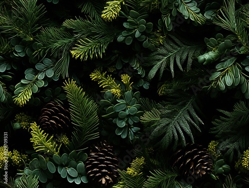 Christmas background made o...