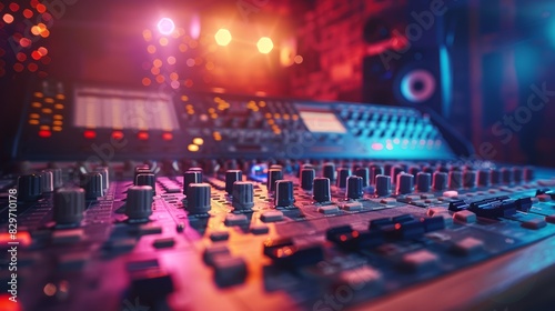 ðŸŽ›ï¸ðŸŽšï¸Control The Sound With A Professional Audio Mixer.ðŸŽšï¸ðŸŽ›ï¸ © Wanlop