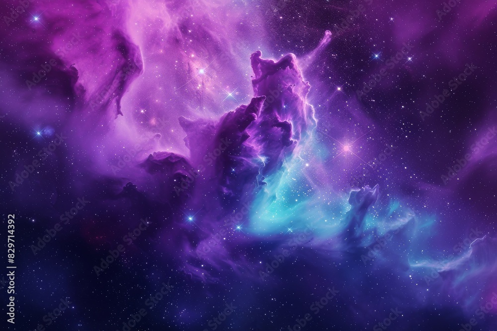 Obraz premium Starlight universe and nebula abstract background
