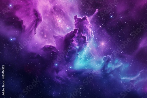 Starlight universe and nebula abstract background