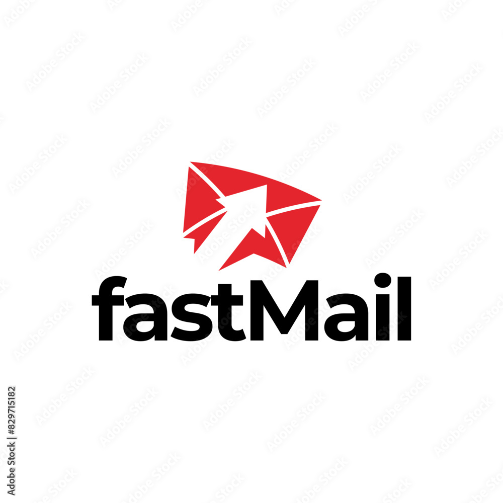 Fast mail Logo Design Template. Vector Illustration. Fast mail Logo Design Template. Vector Illustration.