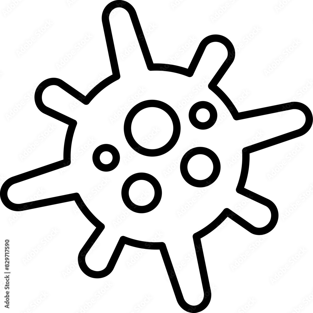 Obraz premium Amoeba Icon