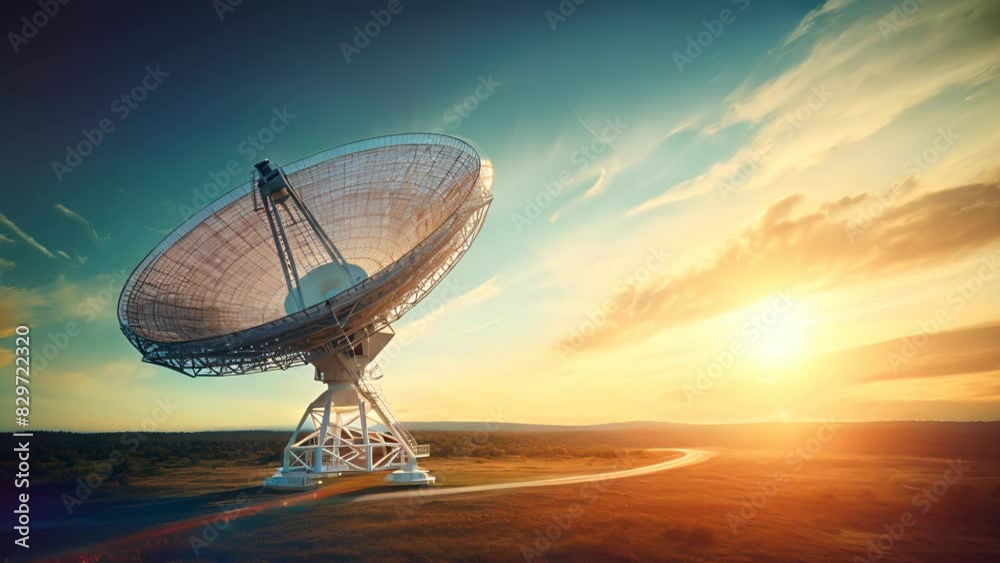 Cosmic Communication: Radio Telescope Reaching for the Sky Cosmic Communication: Radio Telescope Reaching for the Sky