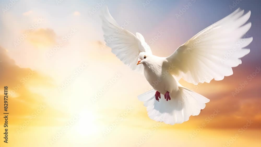 Glimmering Peace: Heavenly Dove in Illumination Glimmering Peace: Heavenly Dove in Illumination