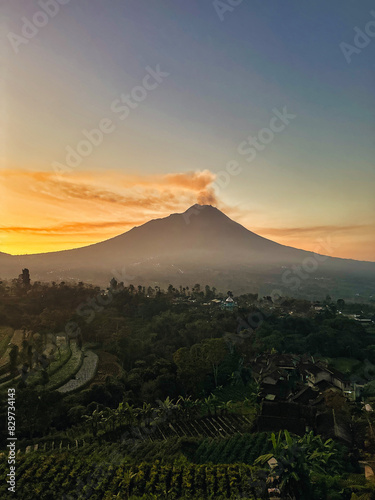 sunrise over the mountains