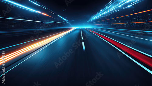 Fast Speed Interface Background For Race Games
