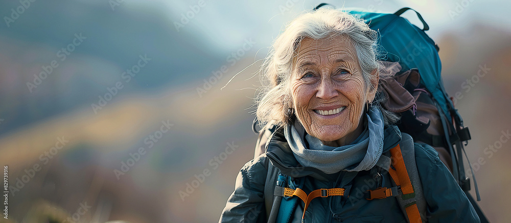 Travel.Elderly woman traveling alone, Trekking, eco-travel, solo woman travel, digital nomad, vacation, nomad aesthetics, nomadism, solo travel, memories, solo honeymoon, travel experience, mountains Travel.Elderly woman traveling alone, Trekking, eco-travel, solo woman travel, digital nomad, vacation, nomad aesthetics, nomadism, solo travel, memories, solo honeymoon, travel experience, mountains