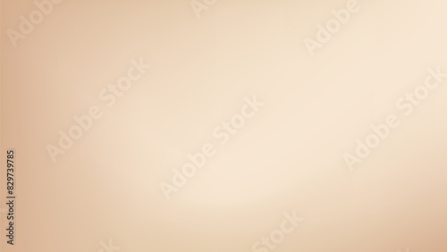 Nude beige bg. Neutral warm color gradation background. Tan pastel blur texture design. Simple chocolate banner cover. Trendy smooth minimalist  pale and taupe presentation wallpaper. Peach backdrop.