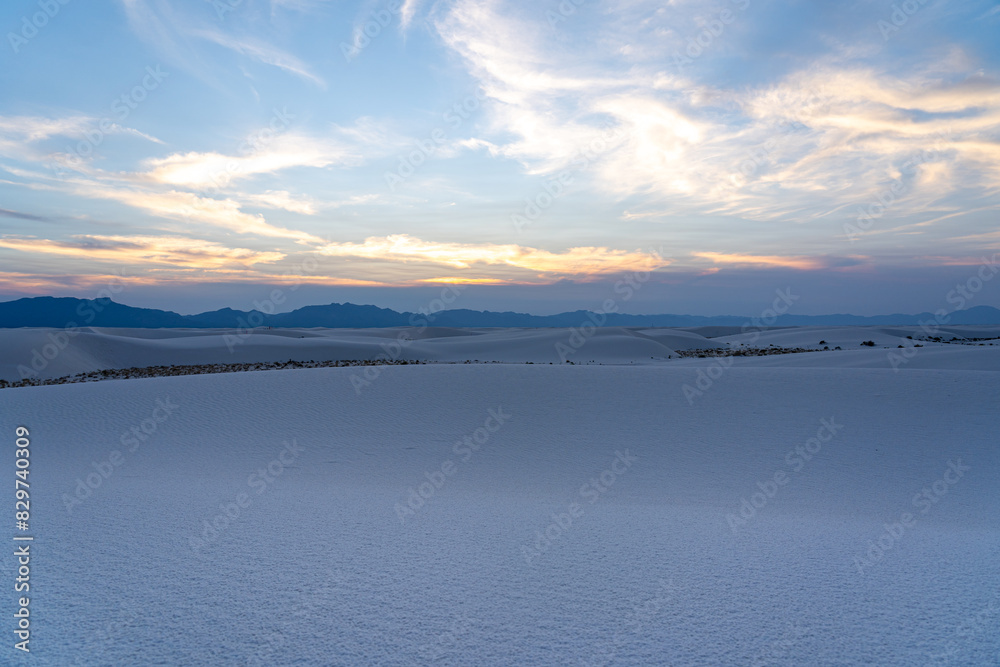 White Sands National Park in New Mexico, USA White Sands National Park in New Mexico, USA