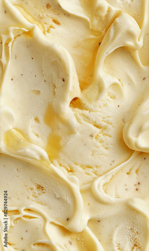 salted honey ice cream surface close-up shot, a closeup of the salted honey ice cream texture, highlighting its creamy base with a light golden color and swirls of honey salted honey ice cream surface close-up shot, a closeup of the salted honey ice cream texture, highlighting its creamy base with a light golden color and swirls of honey