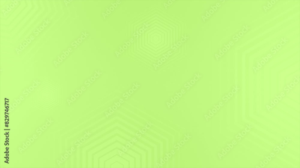 Lime green color simple repeating hexagon pattern minimal geometrical looped background