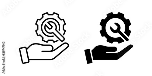 Maintenance icon set. for mobile concept and web design. vector illustration