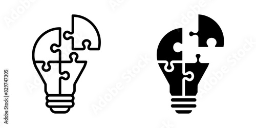 Problem solving icon set. for mobile concept and web design. vector illustration