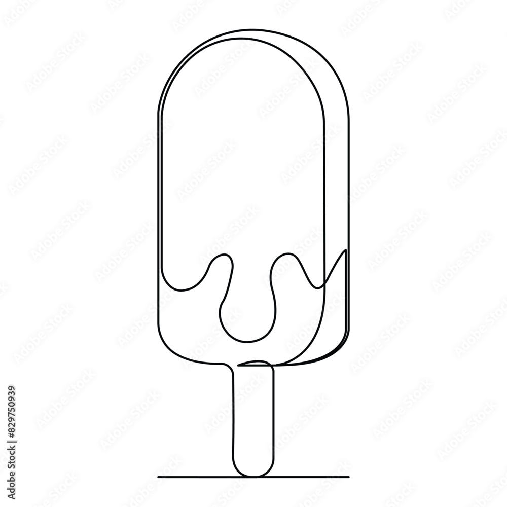 continuous one line summer ice cream fresh name logo dessert hand drawn illustration vector.
Continuous One line ice cream outline vector art illustration continuous one line summer ice cream fresh name logo dessert hand drawn illustration vector.
Continuous One line ice cream outline vector art illustration