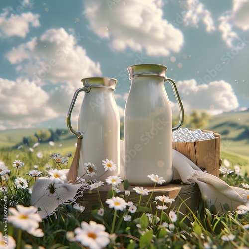 World Milk day poster photo