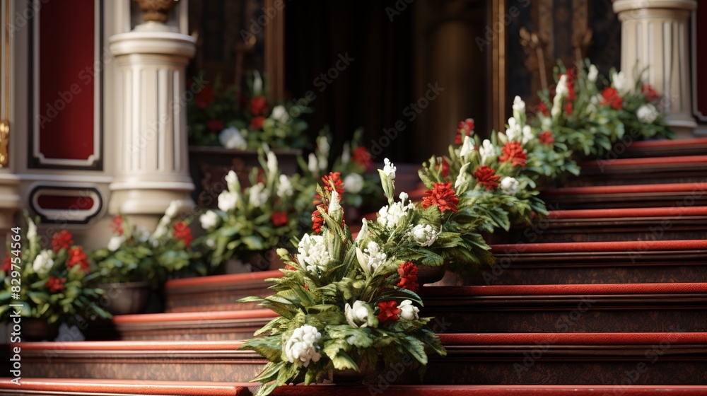 interior of a wedding hall