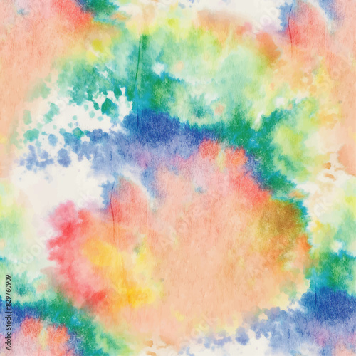Tie Dye Rainbow Shirt. 1970s Rainbow Pattern. Blue Tie Dye. 1960 Bright Pattern. Seamless Tie Dye. Abstract Spiral Pattern. Vector Tiedye Batik. Pink Color Swirl Pattern. Swirl Pattern.