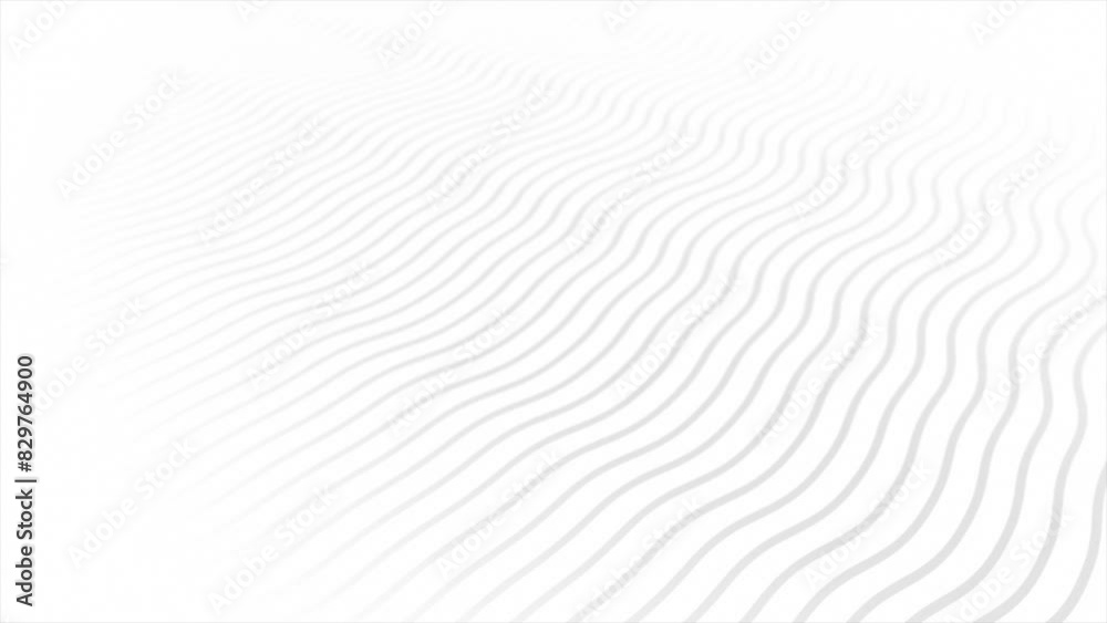 White and Black wavy pattern parallel lines or stripes moving slowly abstract pattern geometrical minimal background