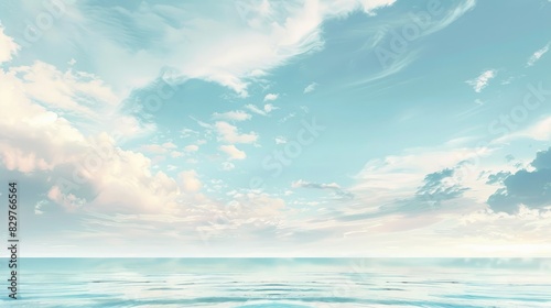 Wallpaper featuring views of the sky and the seaside