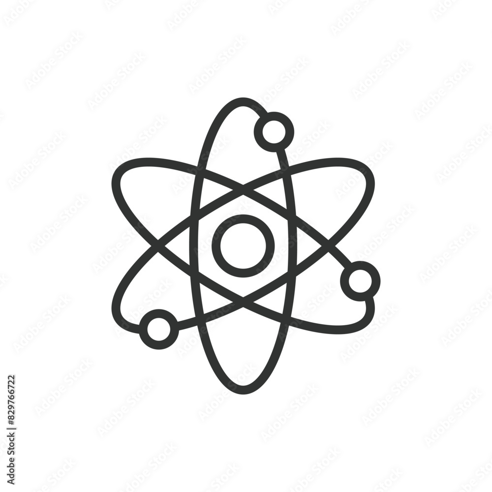 Nuclear fusion, in line design. Nuclear, Fusion, Energy, Reactor, Plasma, Power, Science on white background vector. Nuclear fusion editable stroke icon. Nuclear fusion, in line design. Nuclear, Fusion, Energy, Reactor, Plasma, Power, Science on white background vector. Nuclear fusion editable stroke icon.