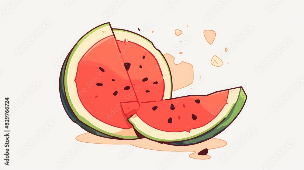 A watermelon 2d icon in a fruit filled line style ideal for various purposes like icons logos illustrations websites and more is available for use A watermelon 2d icon in a fruit filled line style ideal for various purposes like icons logos illustrations websites and more is available for use