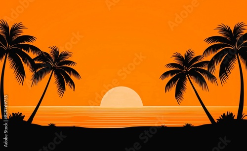 Simple summer beach background  web design