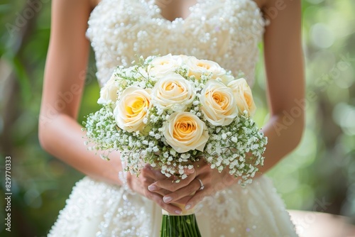 bridal wedding bouquet flowers professional photography photo