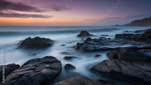 Golden Sands: Capturing the Tranquility of a Beach at Sunset - A Serene Evening on the Sandy Shore: Golden Hour Delights - Sunset Serenity: Photographing the Beauty of a Beach Bathed in Golden Light