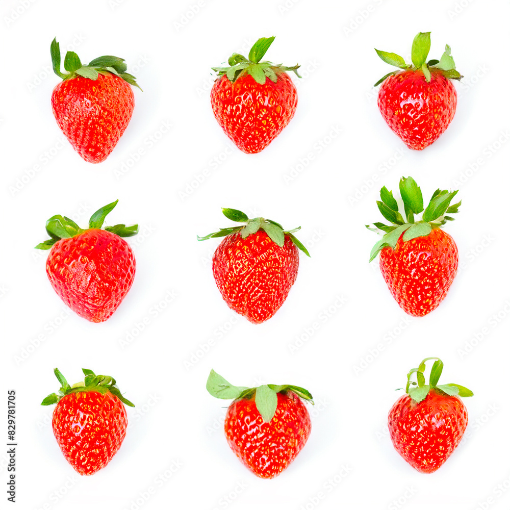 Fresh Strawberry isolated on white background Fresh Strawberry isolated on white background