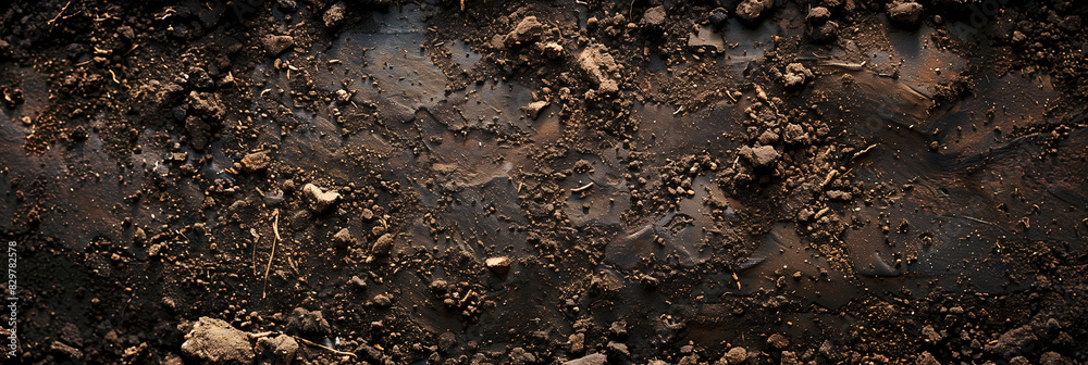 Soil, ground, dirt or land texture, gardening background with space for text Soil, ground, dirt or land texture, gardening background with space for text