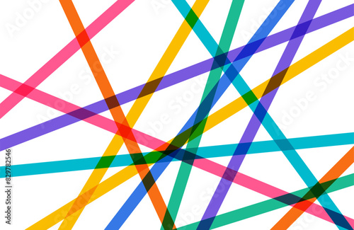 Abstract colorful crossed lines, Vector Background