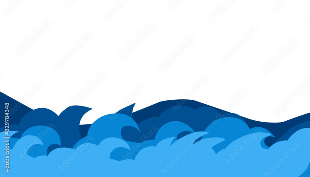 Illustration of blue sea water background. Perfect for wallpaper, background, banner, brochure, book cover, magazine Illustration of blue sea water background. Perfect for wallpaper, background, banner, brochure, book cover, magazine