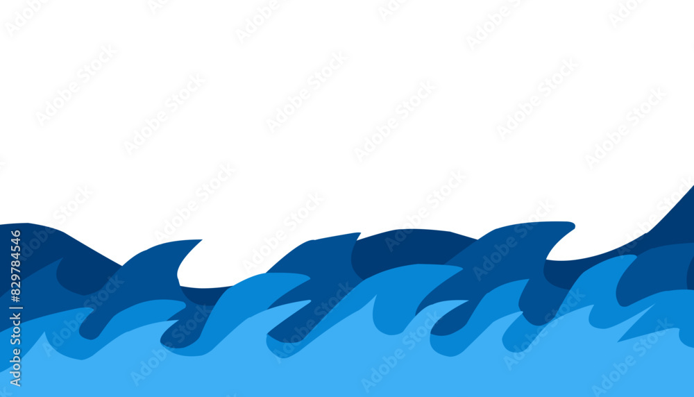 Illustration of blue sea water background. Perfect for wallpaper, background, banner, brochure, book cover, magazine Illustration of blue sea water background. Perfect for wallpaper, background, banner, brochure, book cover, magazine