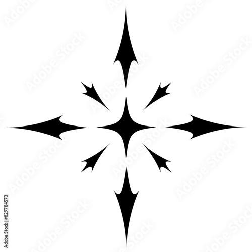 Abstract pattern tattoo