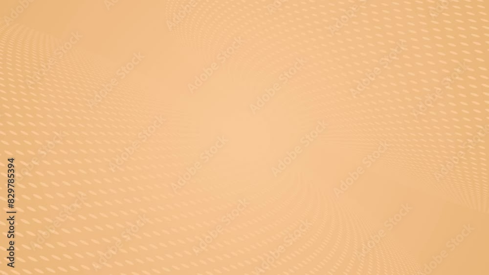 Orange color simple circular dots futuristic seamless halftone loop ...
