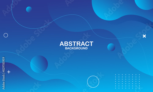 Abstract blue fluid background. Eps10 vector